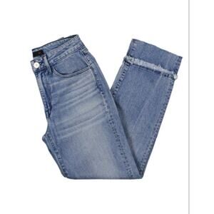 3X1 Frayed Hem High Rise Slim Bootcut Jeans - New 25 waist